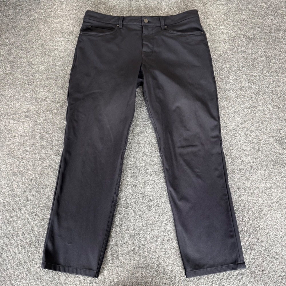 7 Diamonds Infinity Mens Chino Pants Grey 32x30 (Fits 33x26) Stretch Performance